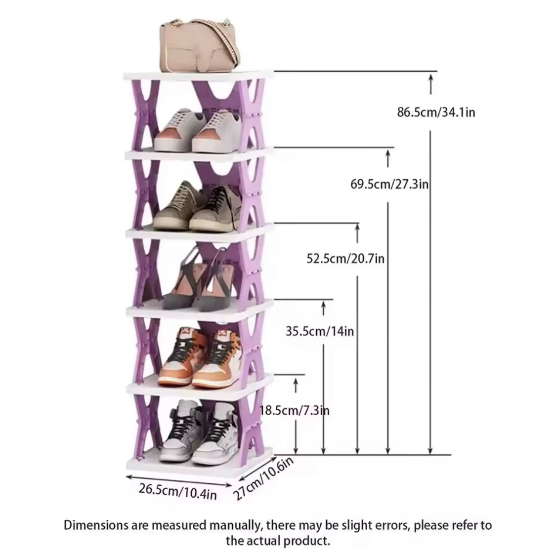 Plastic Portable Folding Shoe Rack, Multi Layer Foldable Storage Rack, Doorway Wall Corner Rack Plastic Portable Folding Shoe Rack, Multi Layer Foldable Storage Rack, Doorway Wall Corner Rack